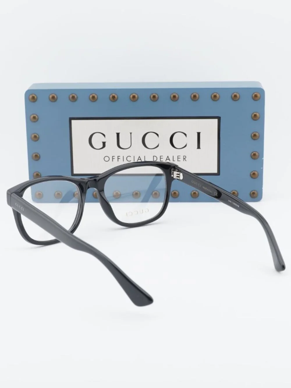 Gucci GG0004O 001 Square Eyeglasses - Black 53mm